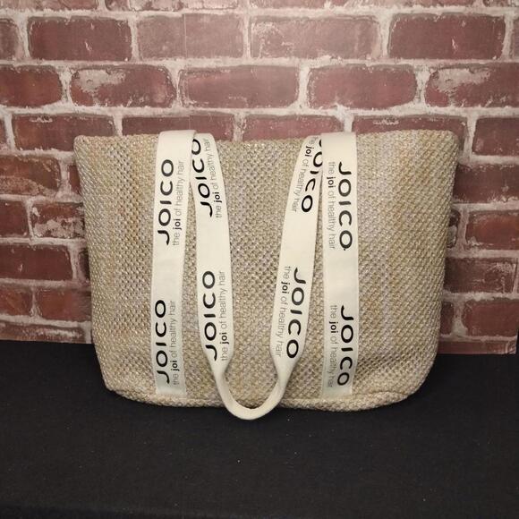 Joico Handbags - JOICO Straw Tote Bag Beach Market Shoulder Bag Joi of Healthy Hair